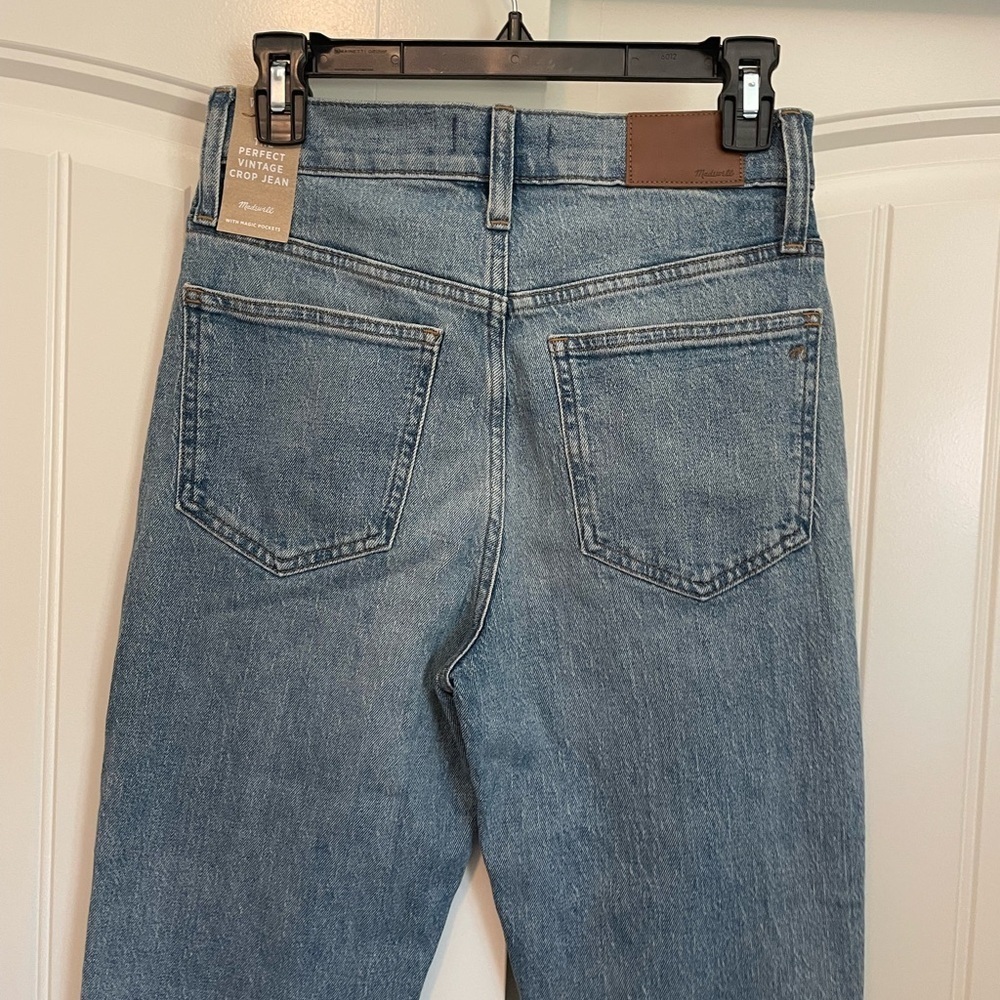 NWT Madewell the perfect vintage crop jean size 26 TALL new with tags - Picture 4 of 6